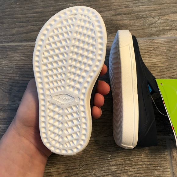 *SOLD* NWT Citilane Roka Crocs, Navy, Size C7 - Picture 6 of 7